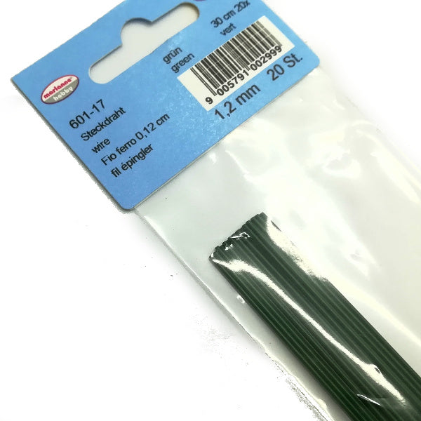 Filo metallico verde per fiori - Diametro 1.2 mm