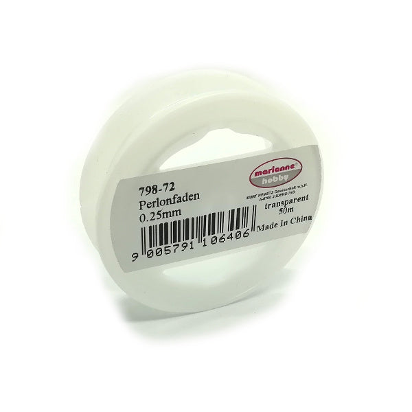 Filo Nylon 0.25 mm (50 metri) - Trasparente