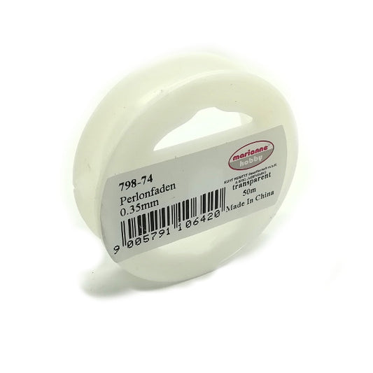 Filo Nylon 0.35 mm (50 metri) - Trasparente