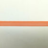 Nastro a Righe Bianco/Arancio