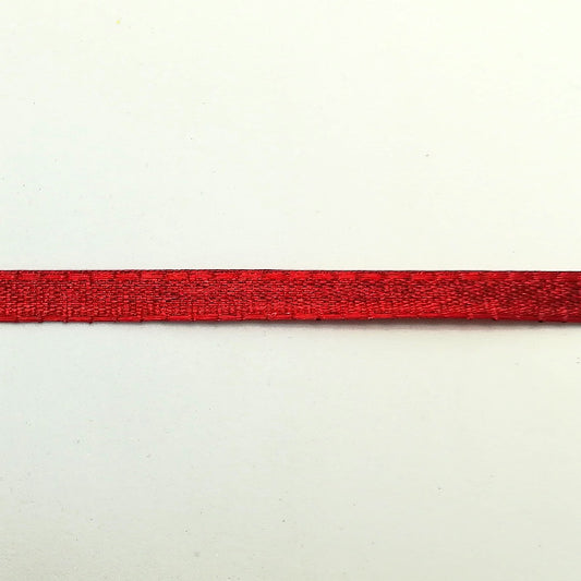 Nastro Rosso metallico - H 05 mm