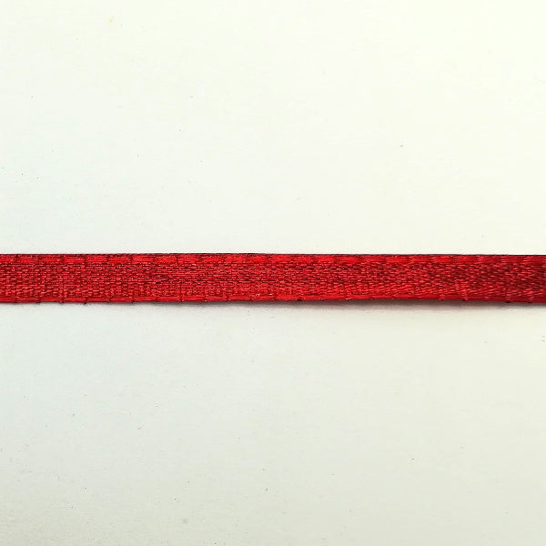 Nastro Rosso metallico - H 05 mm