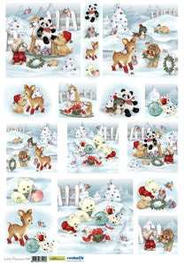 Silk Print Paper 228 - Little Puppies