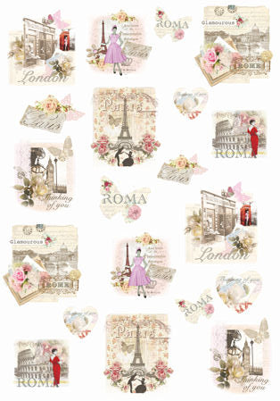 Silk Print Paper 264 - Thinking of you - La Bottega delle Idee - Rimini