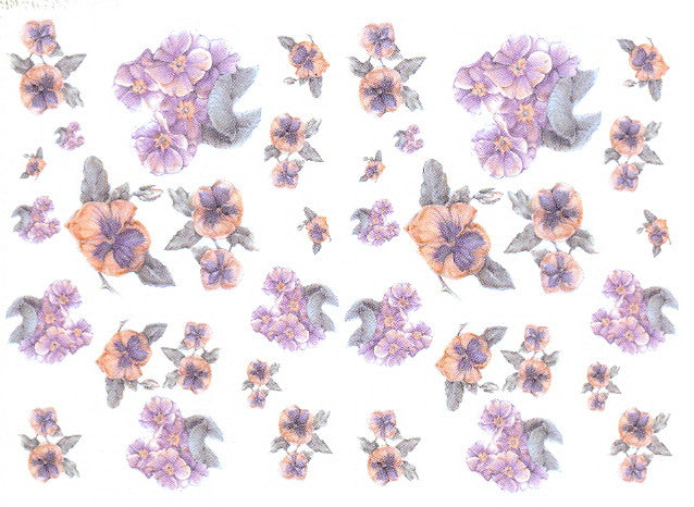 Silk Print Paper 002 - Violette