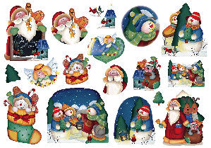 Silk Print Paper 138 - Natale Country