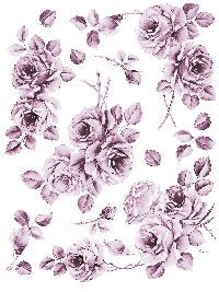 Decomania - Rose lilla grandi