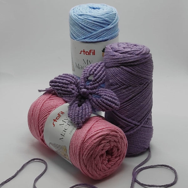 My Macramé - filato per lavorare a macramè nei colori primaverili