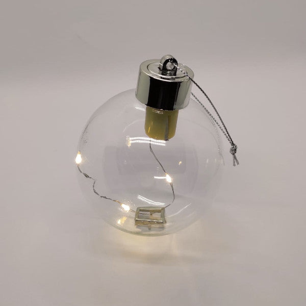 Sfera di vetro con LED - Ø 8 cm