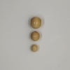 Macramé - Perle di legno con foro grande (3 misure)