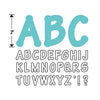 Alfabeto Lollipop - lettere maiuscole in feltro 3 mm