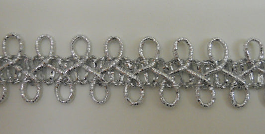 Passamaneria "Elegant" Argento - H 15 mm