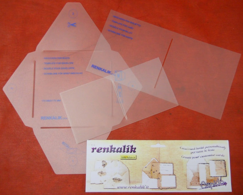 Renkalik - Kit mascherine "Crea i tuoi inviti personalizzati"