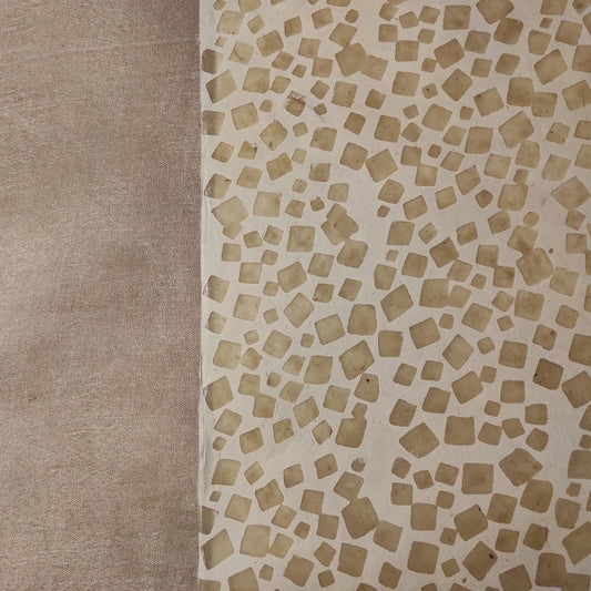 Album foto con carta Lokta Batik "nepal natural" e dorso in Lokta Wax Cotton terra