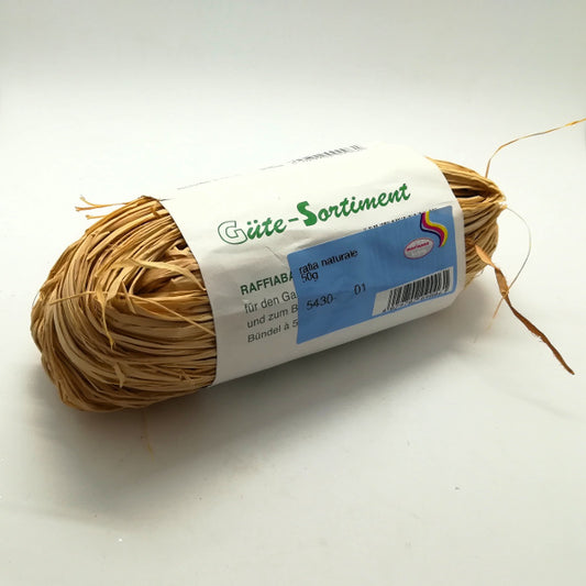 Raffia naturale - matassa da 50 gr.