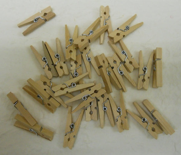 Molletta legno - 3 cm