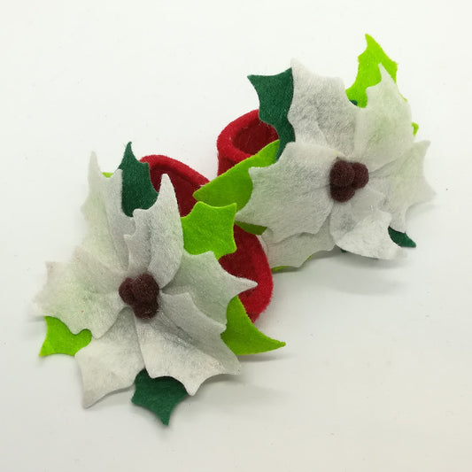 Portatovagliolo con stella di Natale