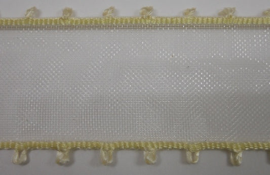 Nastro in Organza "Riccio" Panna