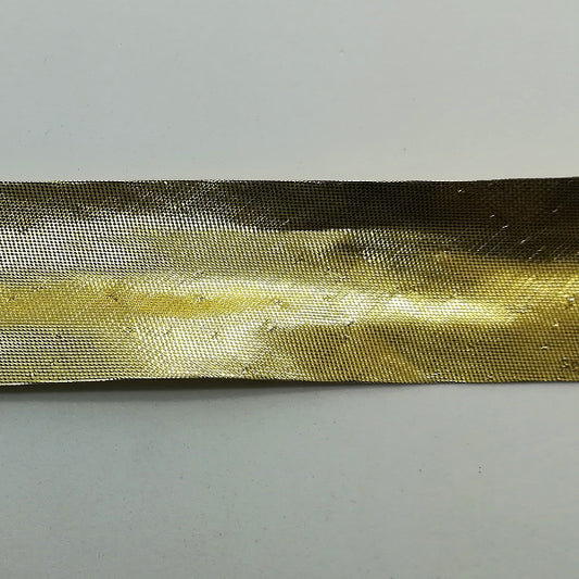Sbieco Lamé Oro metallico - H  25 mm