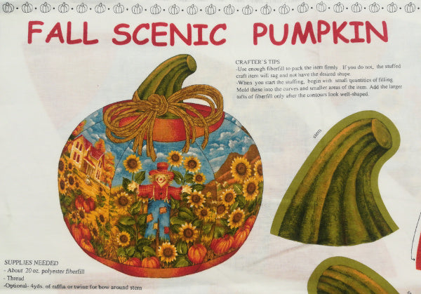 Fall Scenic Pumpkin
