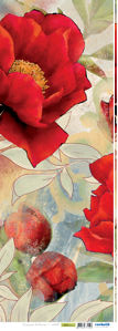 Silk Print Paper Poster 025P - Fantasia di Peonie 1