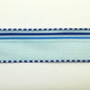 Nastro "Ravenna" organza Azzurro e Blu H 25 mm
