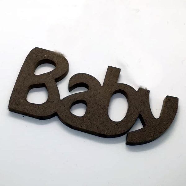 Scritta in MDF "Baby" (KF72)