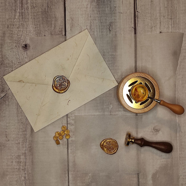 Ceralacca per timbri in perle - confezione da 20 - Oro ducato