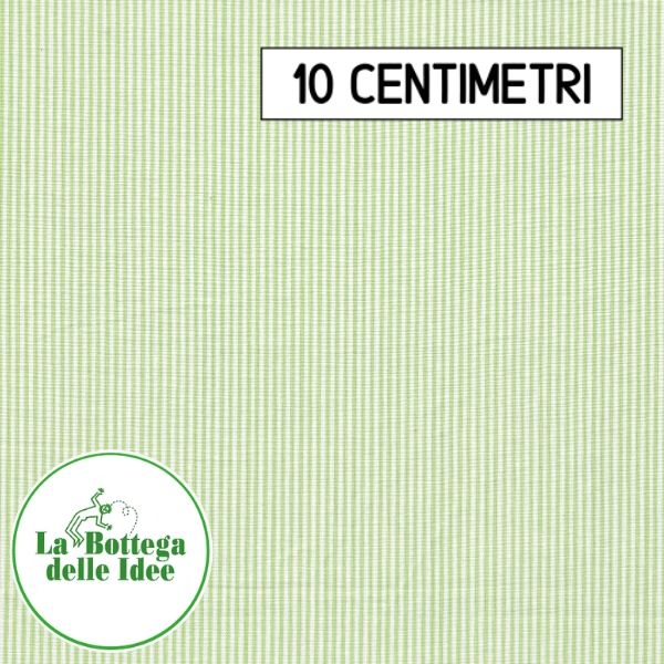 Fantasia Righe sottili - Verde/Bianco (Var. 188)